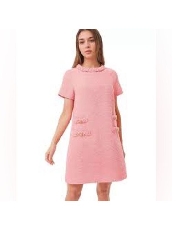 Tuckernuck Dresses & Skirts - Tuckernuck Blossom Pink Tweed Jackie Dress Size XXL NWT